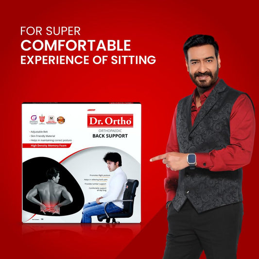 Dr. Ortho An orthopaedic Back Support (Memory foam) & Lumbo Sacral Support Belt Combo - combo
