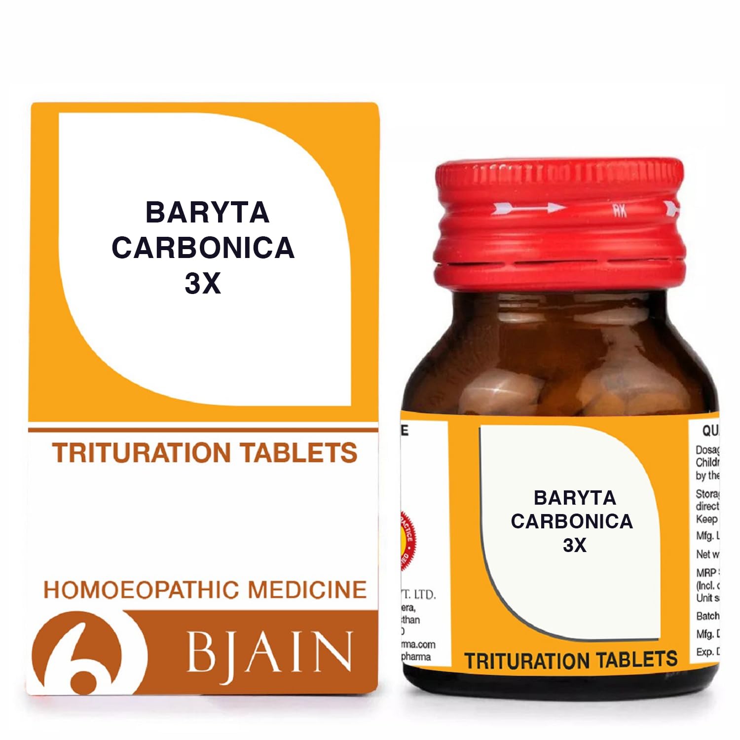 Bjain Homeopathy Baryta Muriatica Trituration Tablets - 3X - 25 Gm