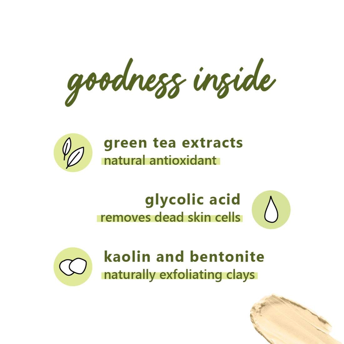 Plum Green Tea Clear Face Mask - 60 gm