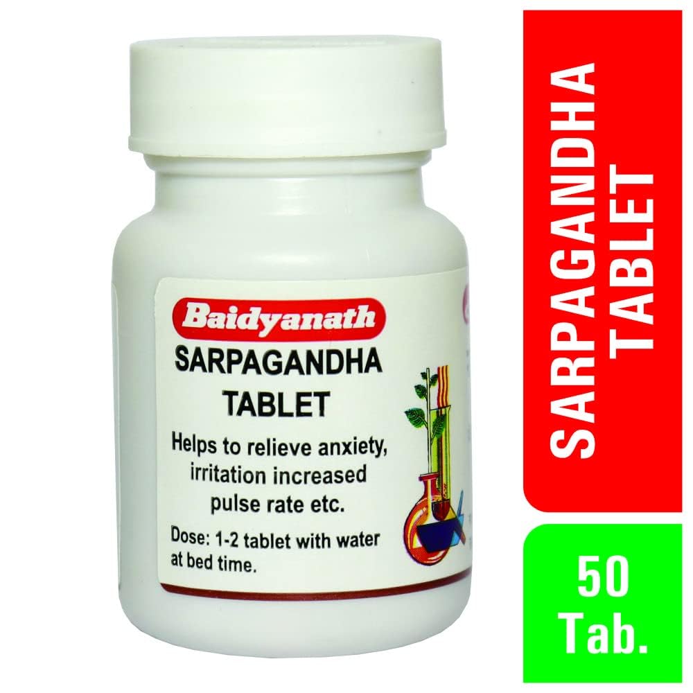Baidyanath Asli Ayurved Sarpagandha Tablet - 50