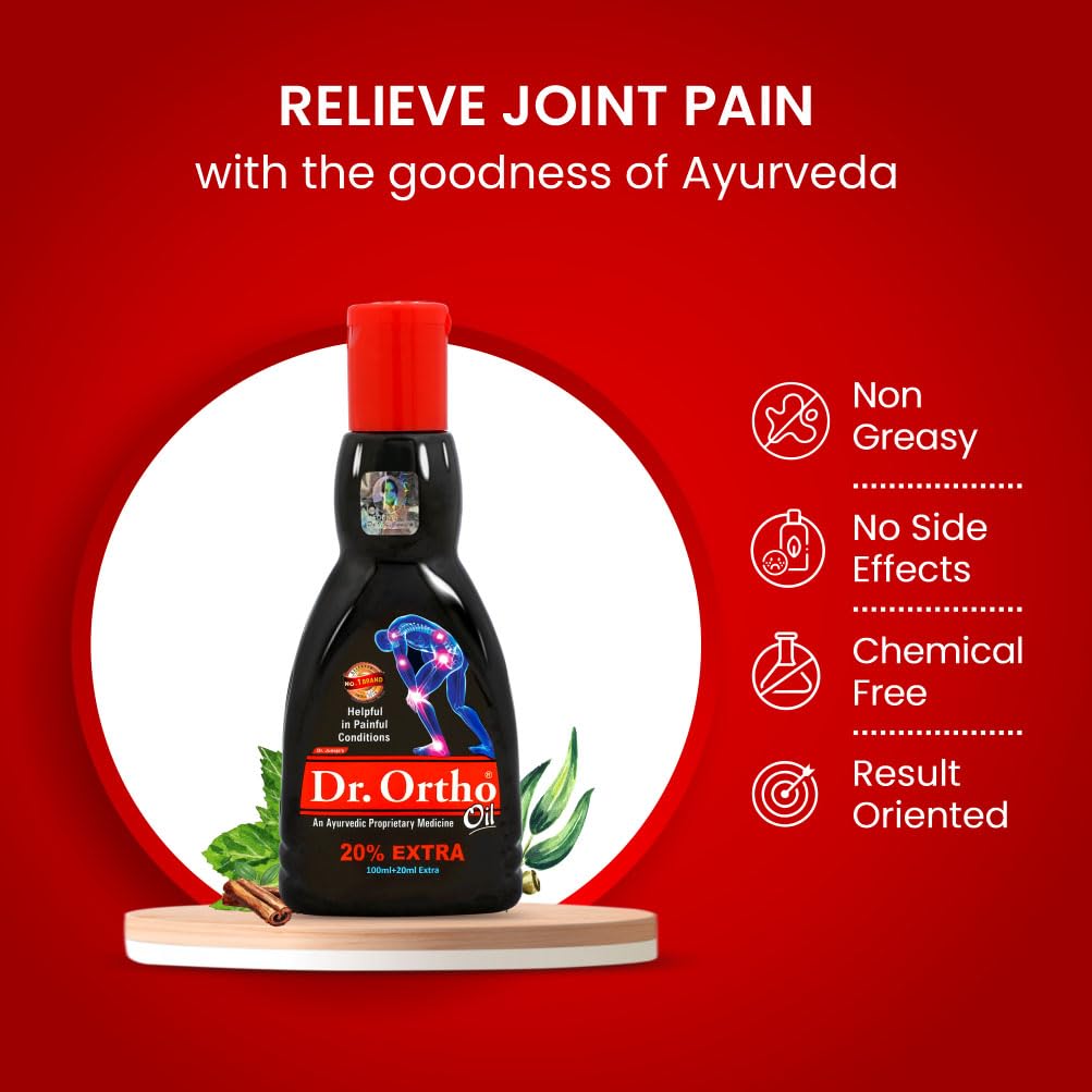 Dr.Ortho Oil For Joint Pain, Neck Pain, Knee Pain, Muscle Pain-60ML