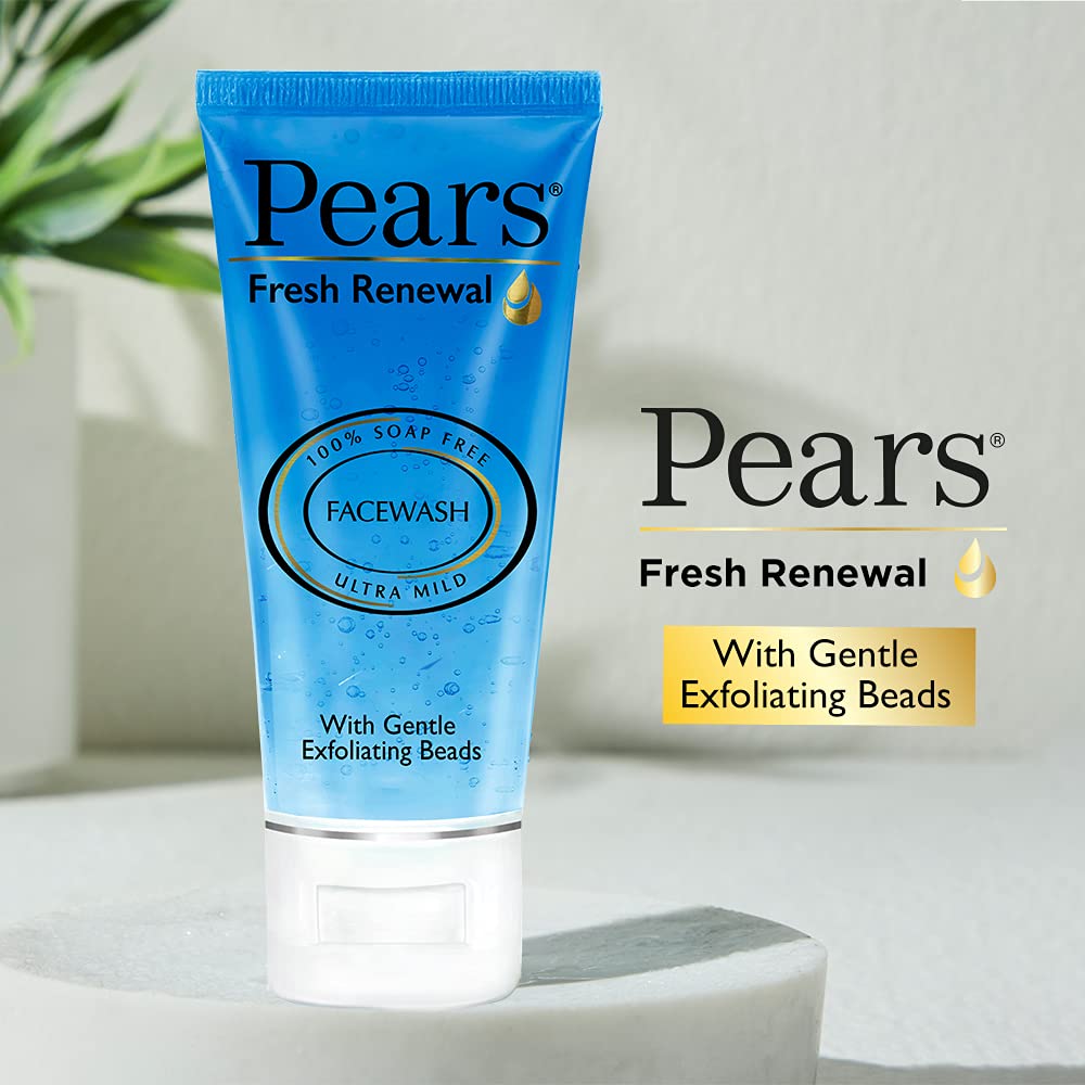 Pears Fresh Renewal Gentle Ultra Mild Facewash - 60 gm