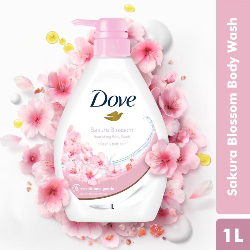 Dove Body Wash - Sakura Blossom Go Fresh - 1000 ml