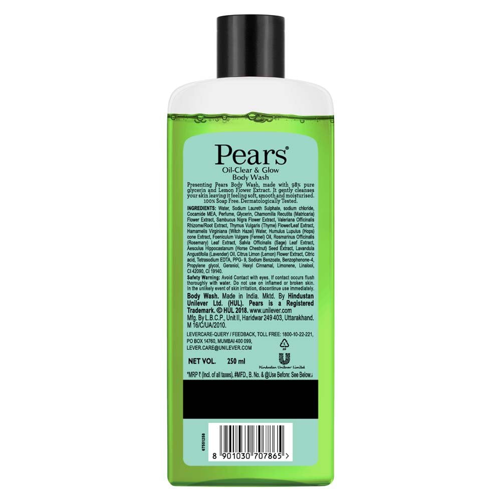 Pears Oil Clear & Glow And Naturale Brightening Pomegranate Body Wash Combo - Combo