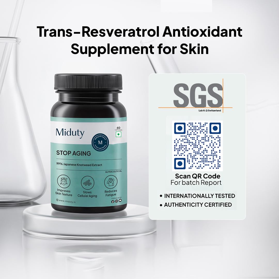 Miduty by Palak Notes Stop Aging Capsules - 60 caps