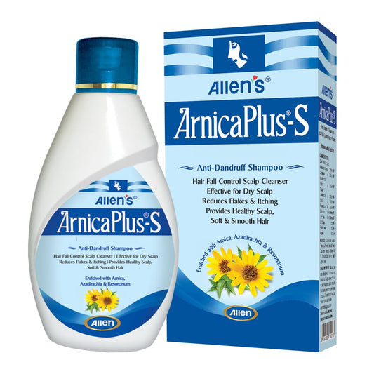 Allen's Homeopathy ArnicaPlus-S Anti Dandruff Hair & Scalp Cleanser - 100 ml
