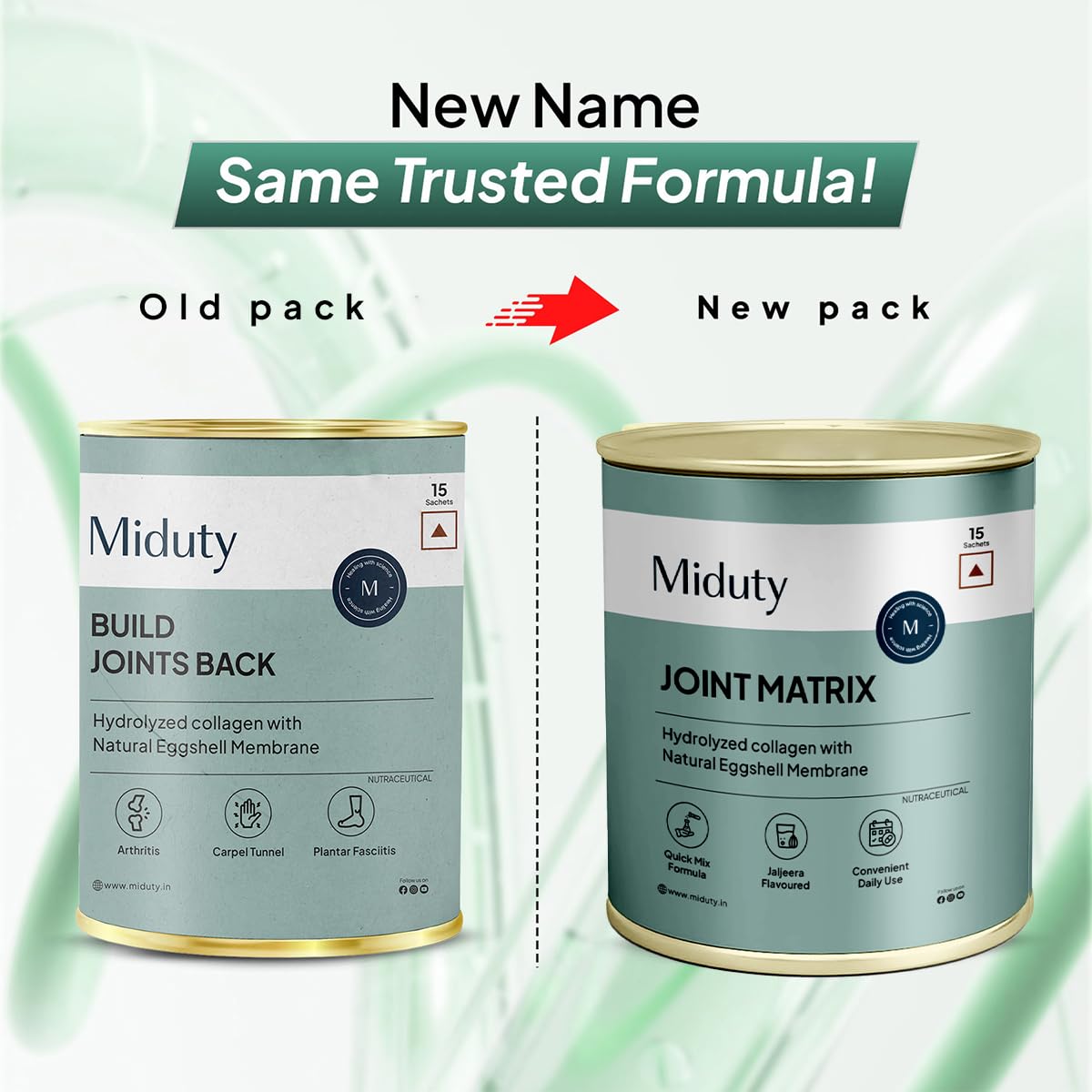 Miduty by Palak Notes Build Joints Back Sachets - Jaljeera - 15 sachets