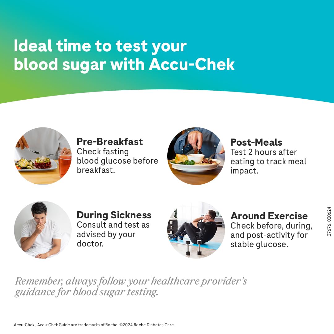 Accu-Chek Guide Strips Pack of 50 (White)