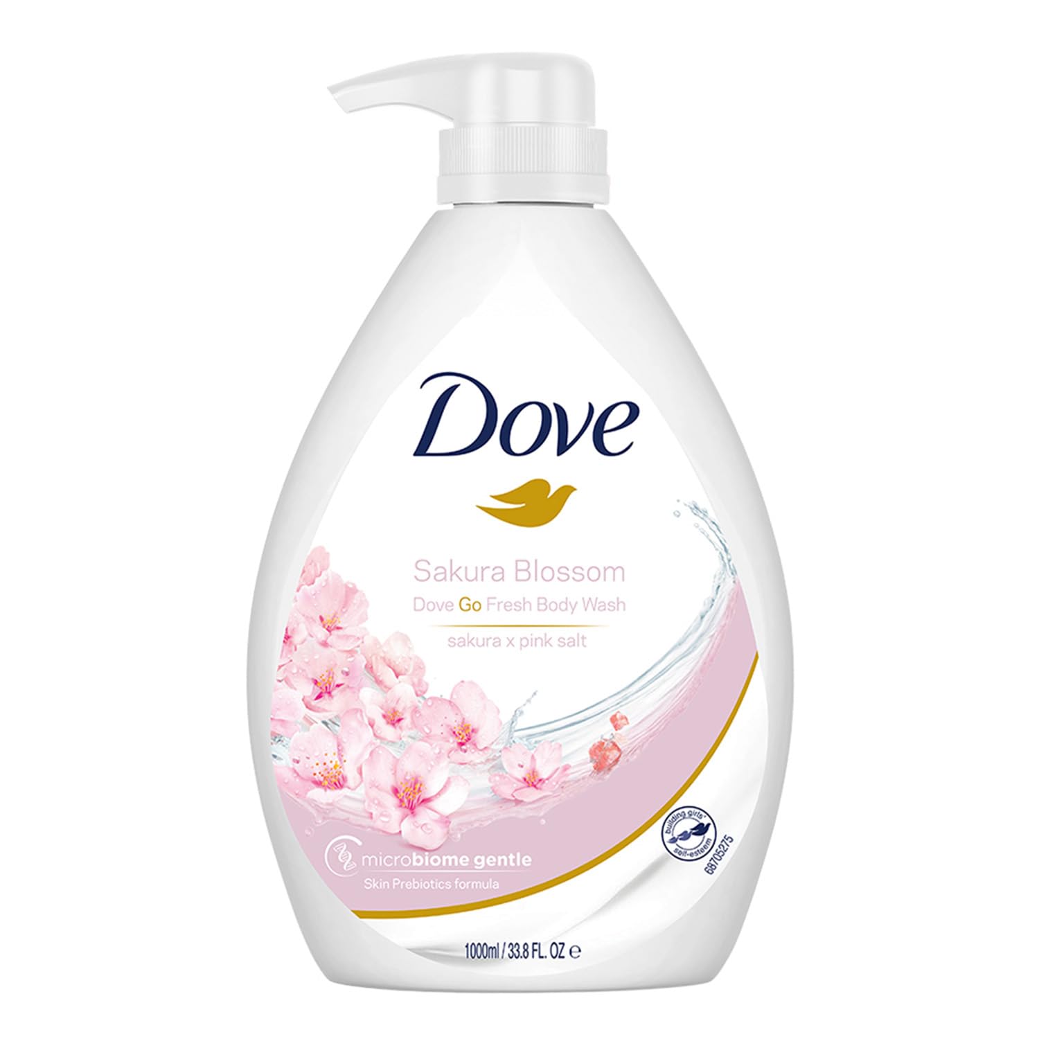 Dove Body Wash - Sakura Blossom Go Fresh - 1000 ml