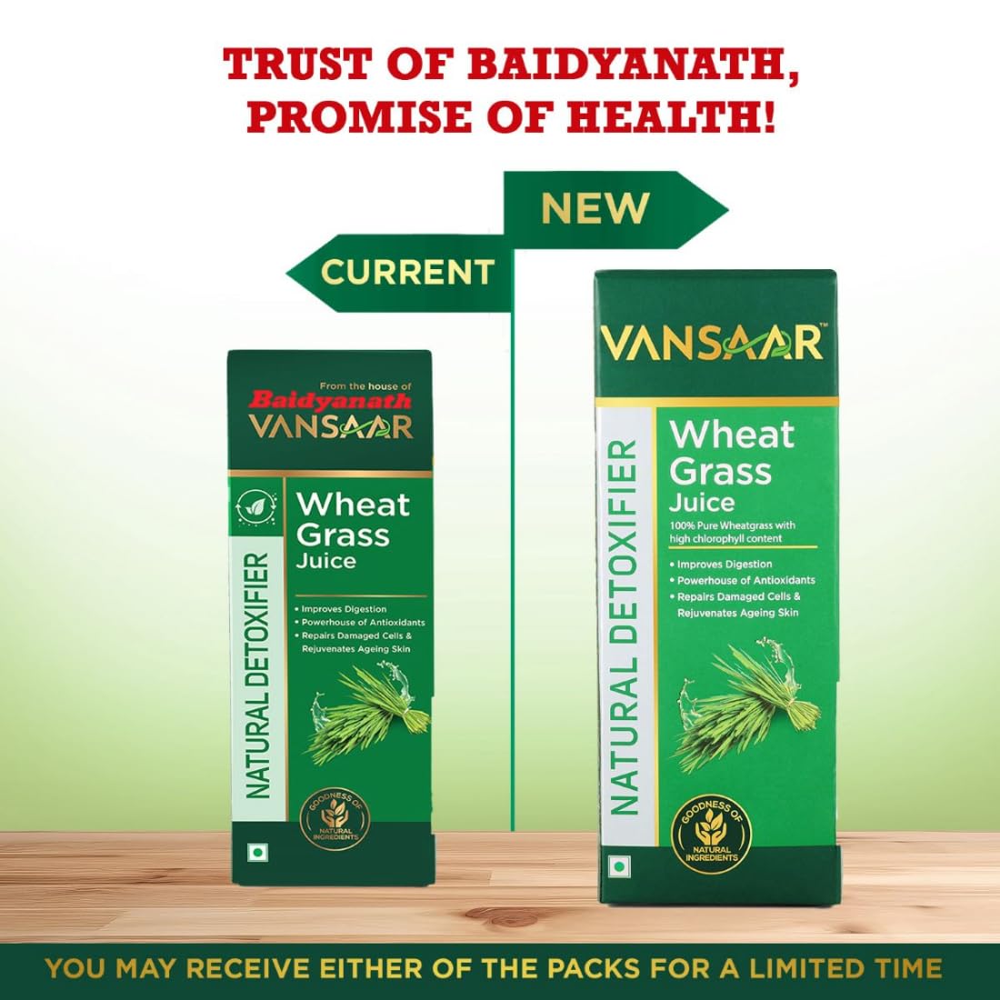 Vansaar Wheatgrass Juice, 500 ml
