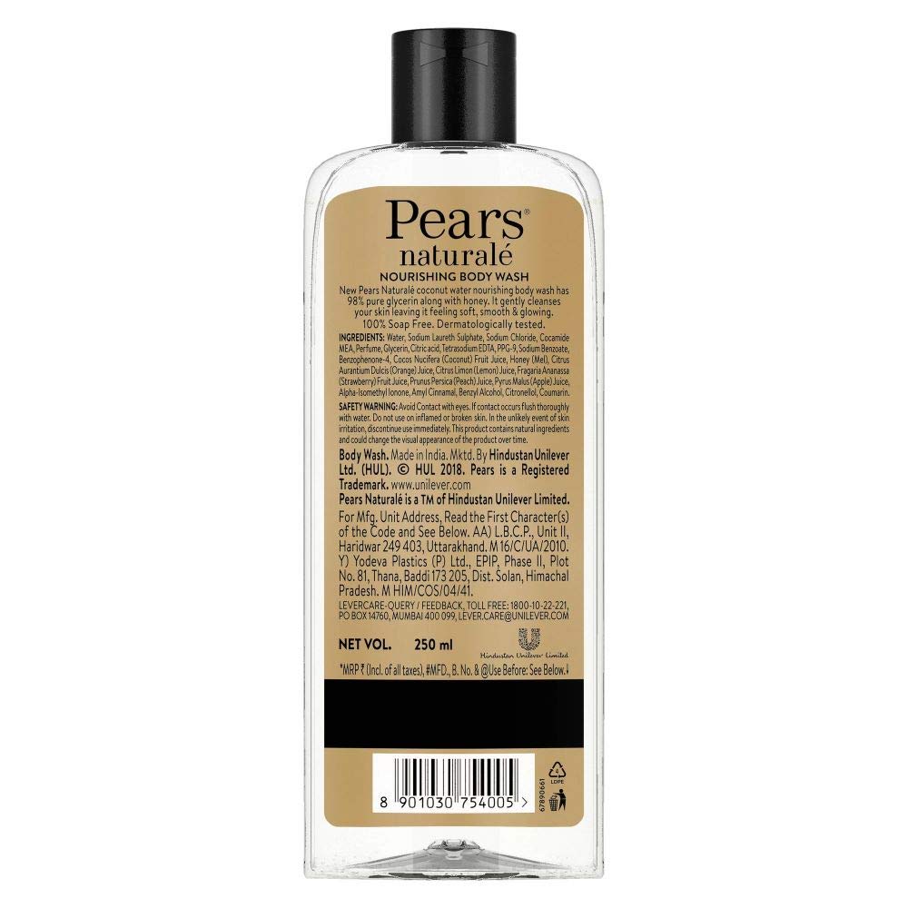 Pears Naturale Brightening Pomegranate & Nourishing Coconut Water Body Wash Combo - Combo