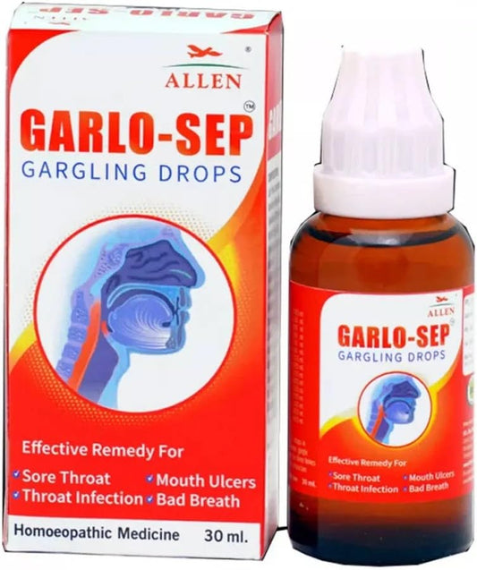 Allen Homeopathy Garlo-Sep Gargling Drops - 30 ml