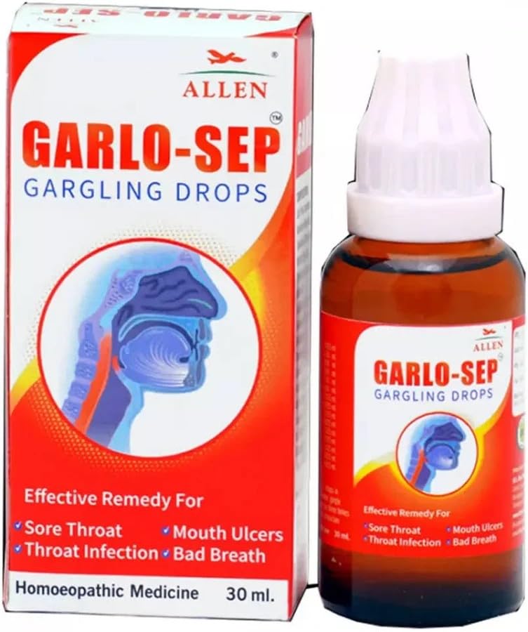 Allen Homeopathy Garlo-Sep Gargling Drops - 30 ml