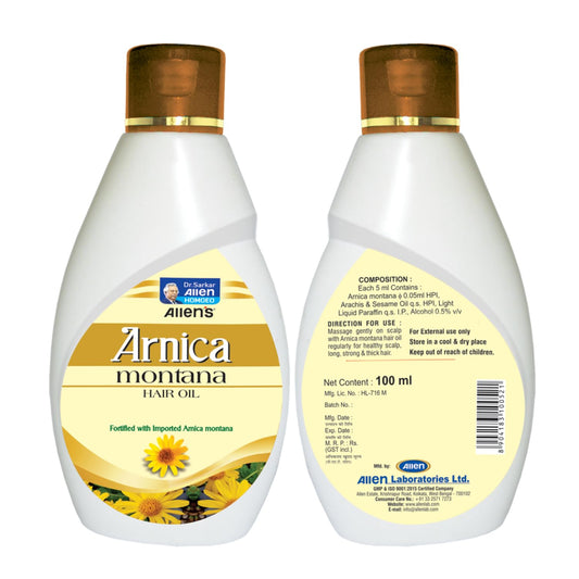 Allen's Homeopathy Arnica Montana Hair Oil - 100 ml