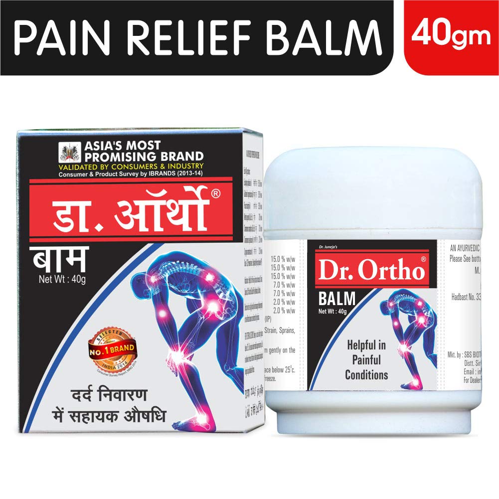 Dr. Ortho Ayurvedic Balm - 40 gm - Pack of 1