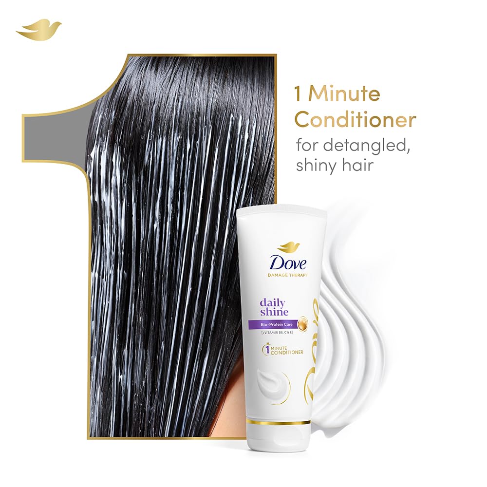 Dove Daily Shine Hair Conditioner with for Smooth & Shiny Hair - 175 ml