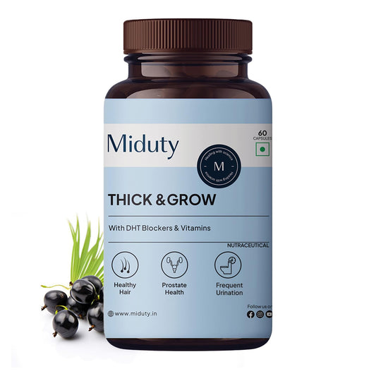 Miduty by Palak Notes Thick & Grow Capsules - 60 caps