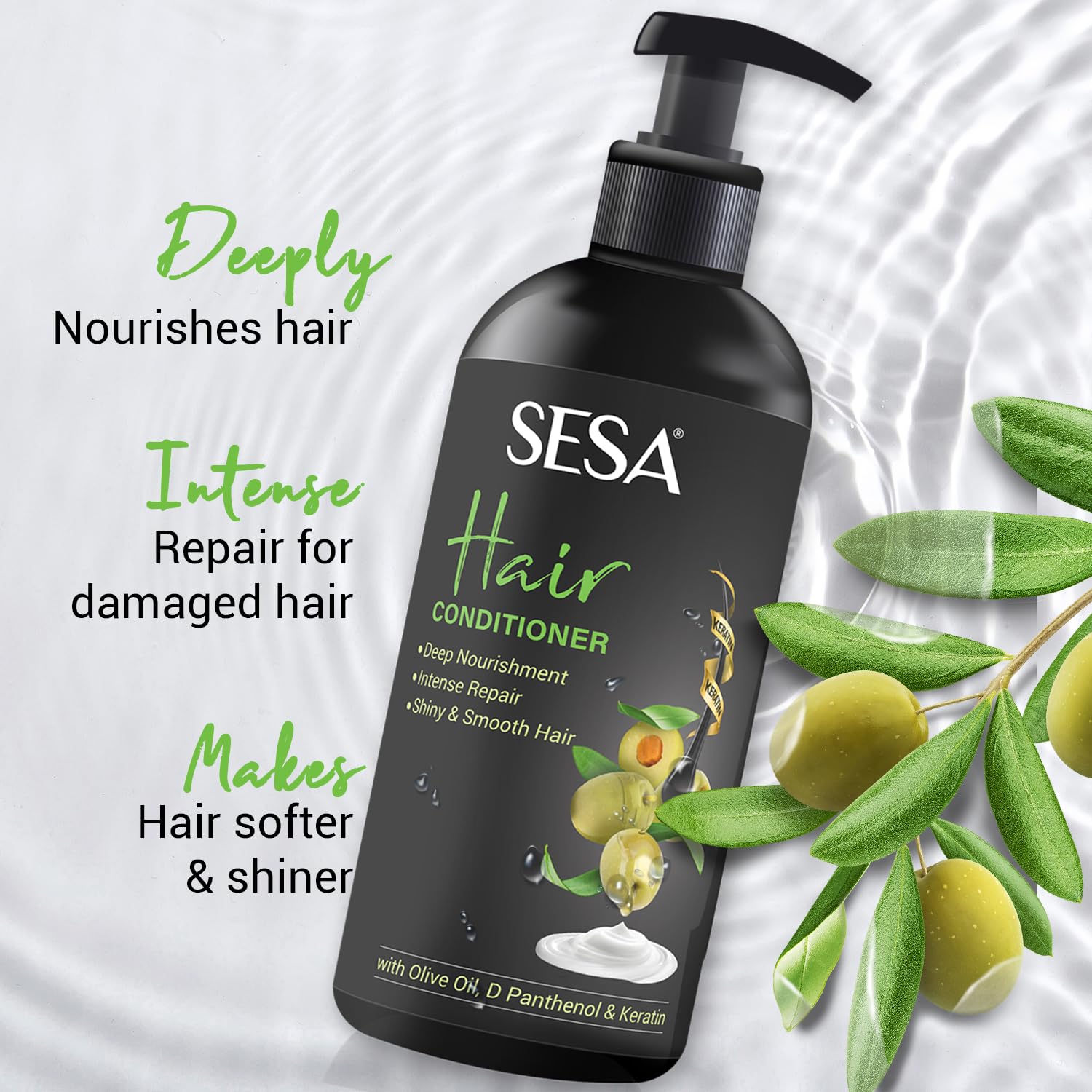 Sesa Ayurvedic Hair Conditioner For Dry Frizzy Hair Deep Nourishment For Soft Shiny Hair - 300 ml