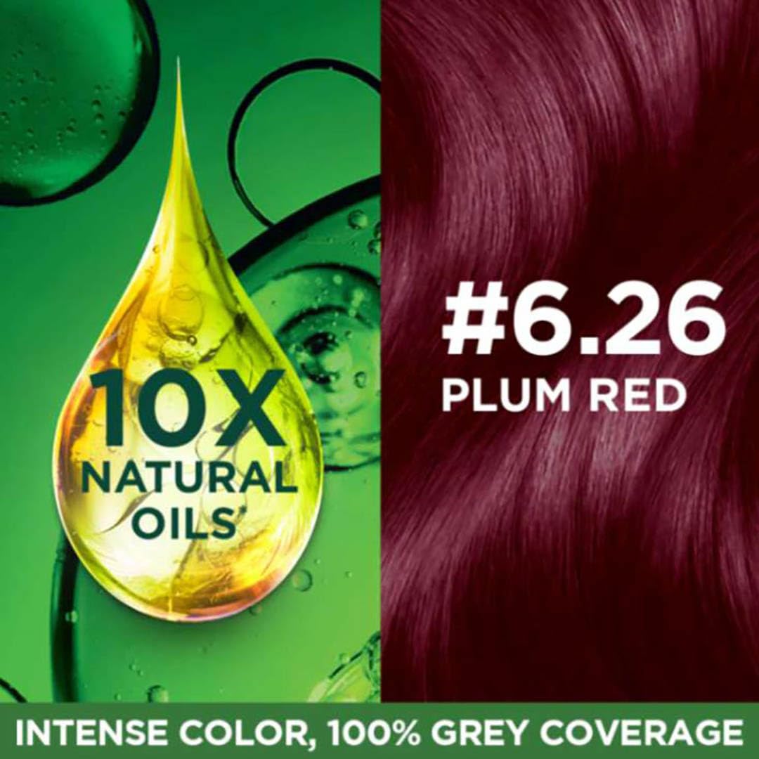 Garnier Color Naturals Hair Color - 6.62 Cranberry Red - 55 ml + 50 gm