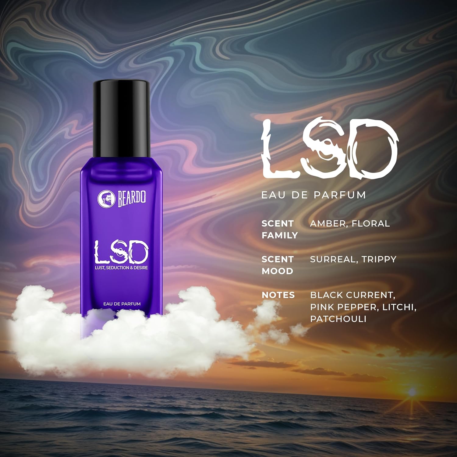 Beardo LSD x Firebomb Edition Perfume Combo for Men (20ml x 2) | Long Lasting Fragrance | Long Lasting Perfume for Men |