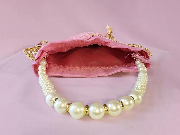 Embroidered Handcrafted Wedding Potli Bag with Beads