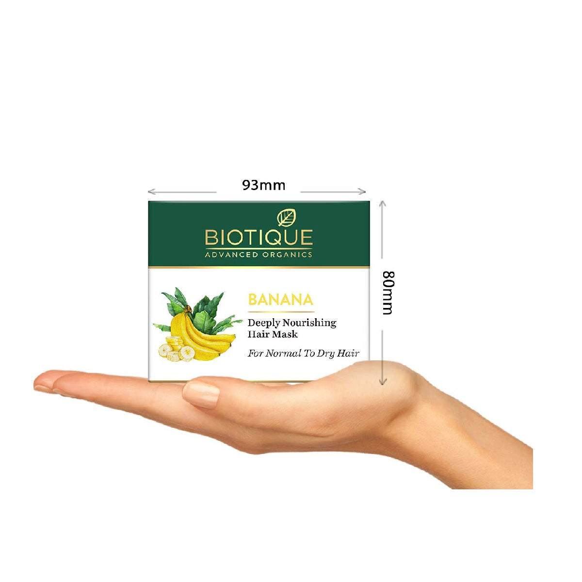 Biotique Banana Deeply Nourishing Hair Mask| Enriched with Natural Banana Extracts | Helps Strengthen, Hydrate & Smooth Normal to Dry Hair | 175g