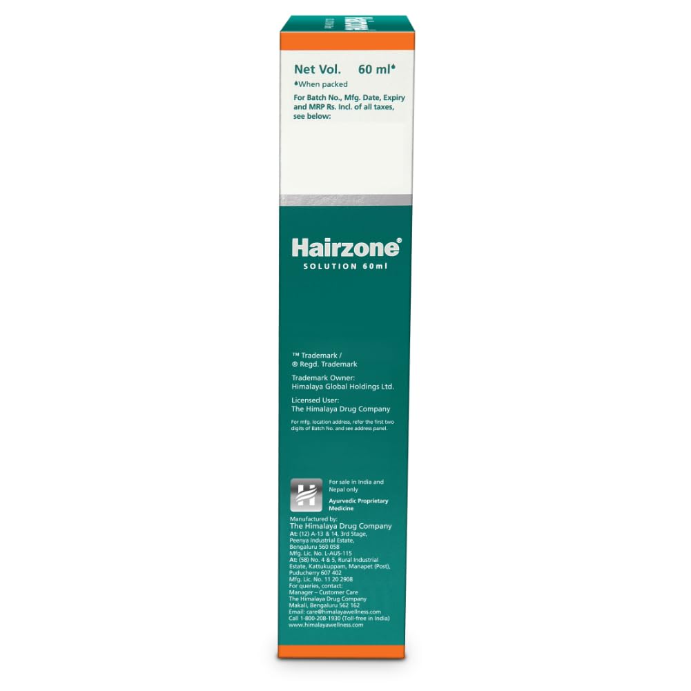 Himalaya Hairzone Solution - 60 ml