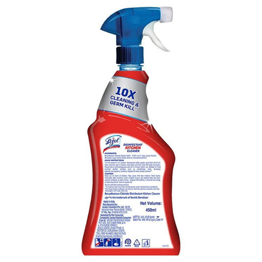 Lizol Kitchen Cleaner Spray - 450 ml