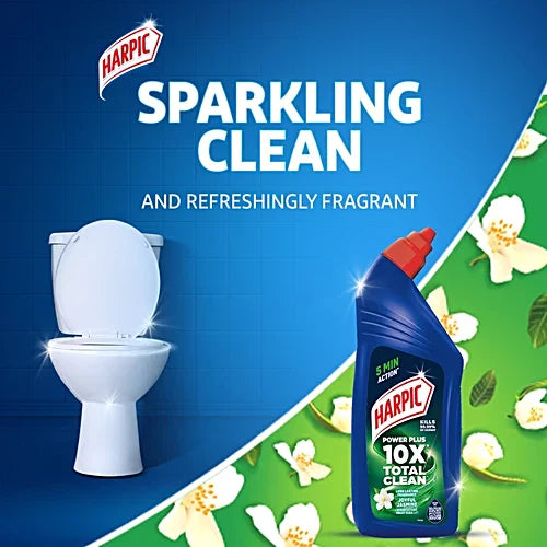 Harpic Disinfectant Toilet Cleaner Liquid - Joyful Jasmine, 500 ml