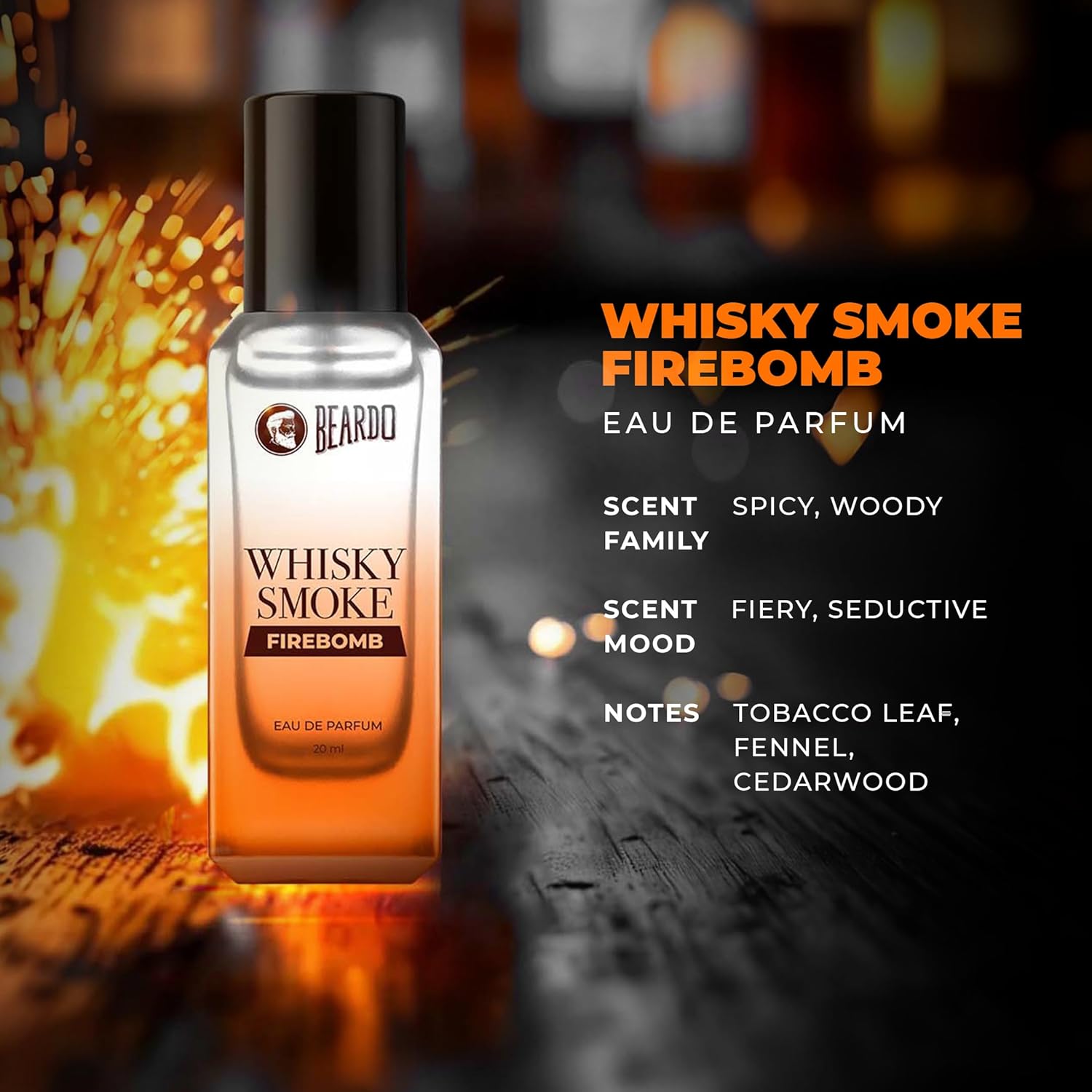 Beardo LSD x Firebomb Edition Perfume Combo for Men (20ml x 2) | Long Lasting Fragrance | Long Lasting Perfume for Men |
