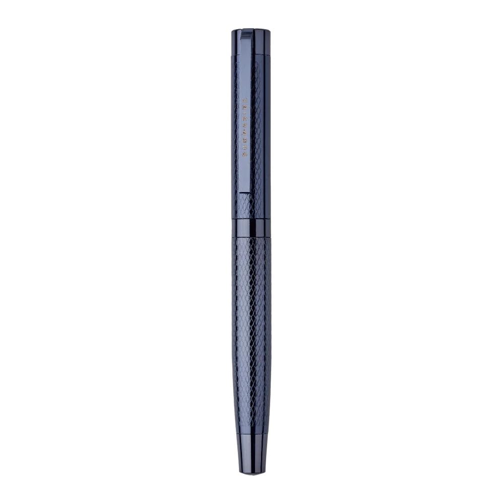 Submarine 1011 Blue Plate Textured Design Premium Roller Pen