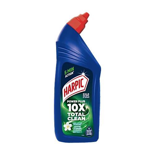 Harpic Power Plus 10x Max Clean Disinfectant Toilet Cleaner - Joyful Jasmine, 1 L