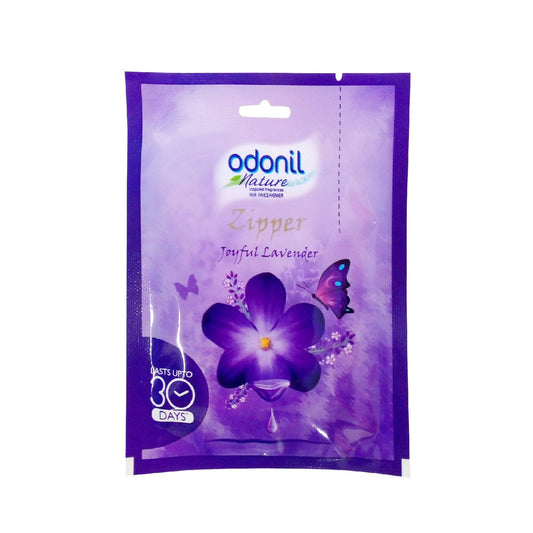 Odonil Nature Zipper Air Freshener - Joyful Lavender, 10g Pack