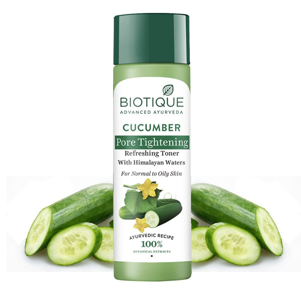 Biotique Bio Cucumber Pore Tightening Freshener With Himalayan Waters - 120 ml