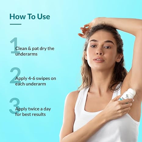 Fixderma Nigrifix Underarm Lightening Roll on with 6% AHA, Lactic Acid & 1% Mandelic Acid, Brightens Skin & Exfoliates Underarm - 60 ml