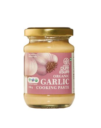 Pure & Sure Organic Garlic Paste - 150 gm