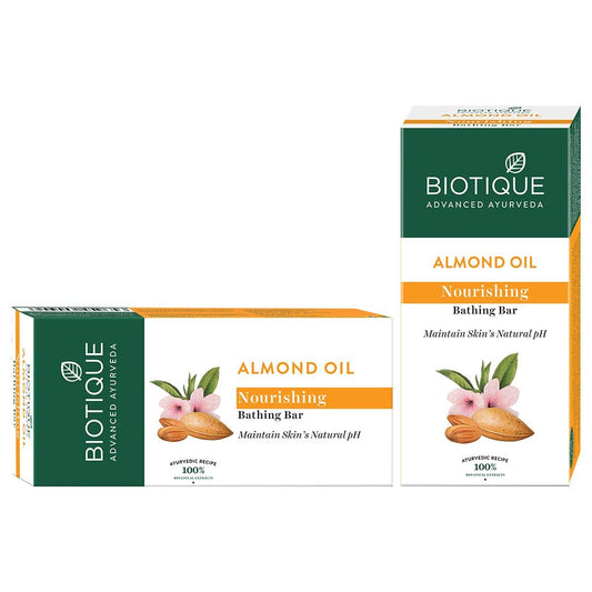 Biotique Bio Almond Oil Nourishing Bathing Bar - 150 gm