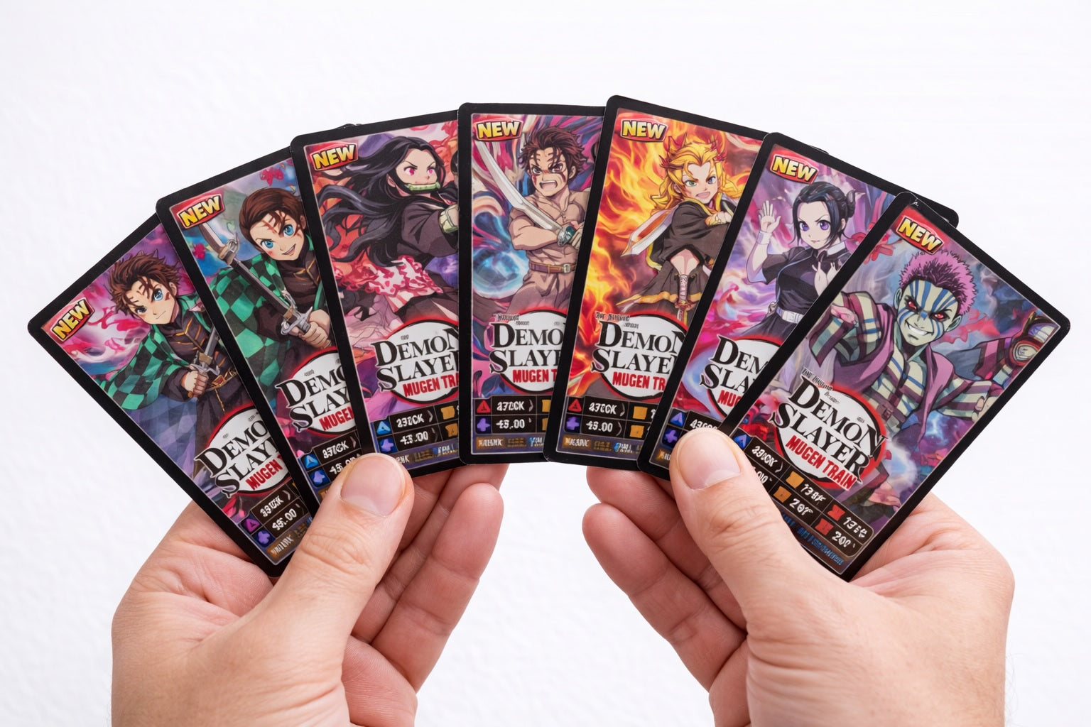 Demon Slayer Mugen Train Trading Card 36 PCS | Anime Collectible Cards | Kids Gift Toy