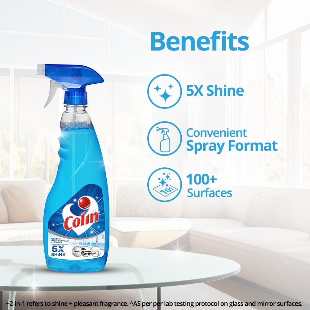 Colin Glass and Surface Cleaner Liquid Spray - 250 ml