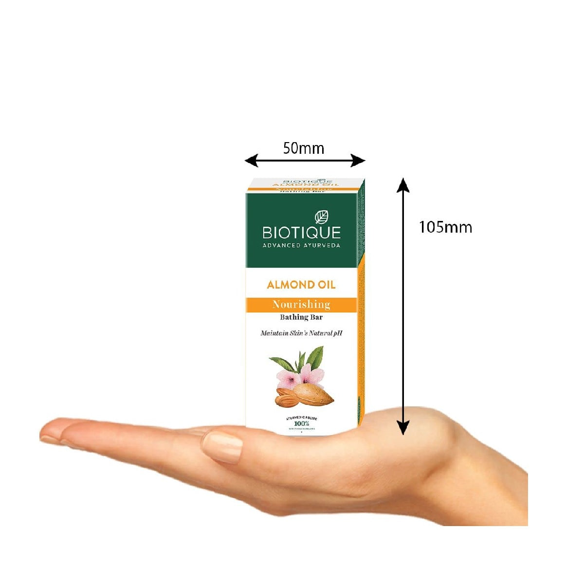 Biotique Bio Almond Oil Nourishing Bathing Bar - 150 gm