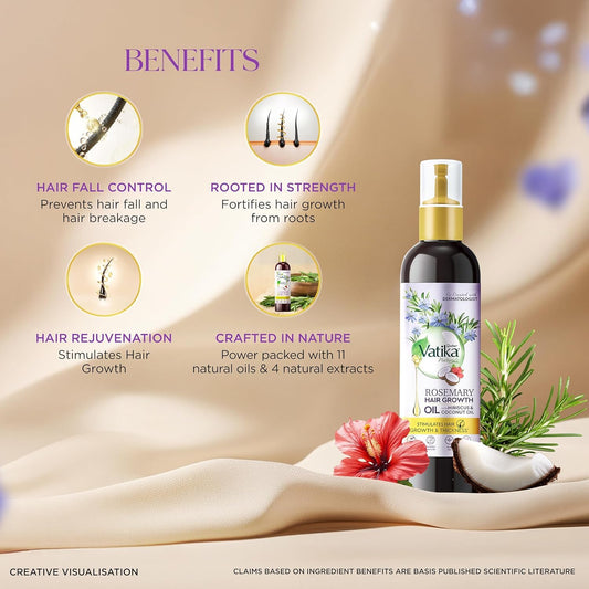Dabur Vatika Naturals Rosemary Hair Growth Oil - 200 ml