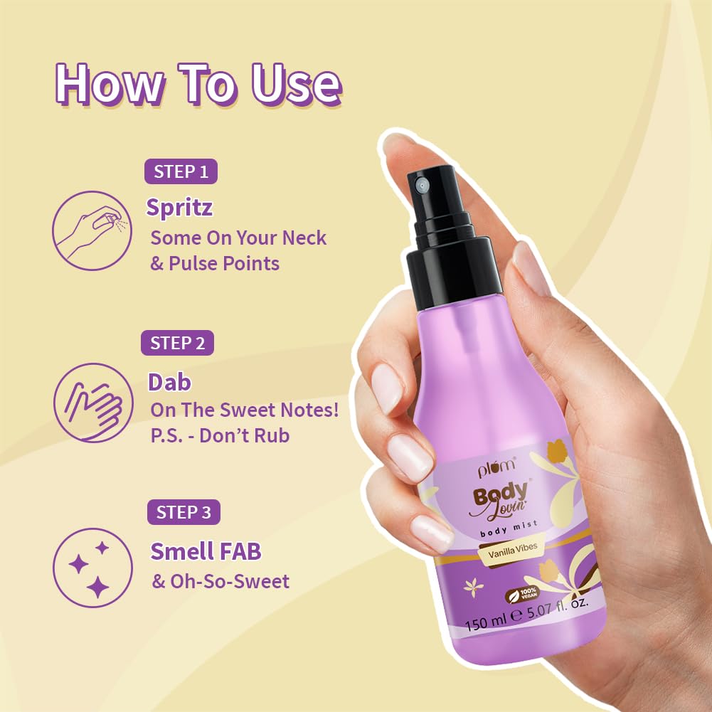 Plum BodyLovin Vanilla Vibes Body Mist - 100 ml