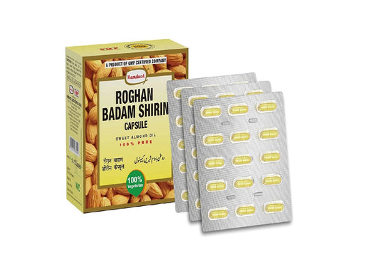 Hamdard Roghan Badam Shirin Capsules - 60 Capsules