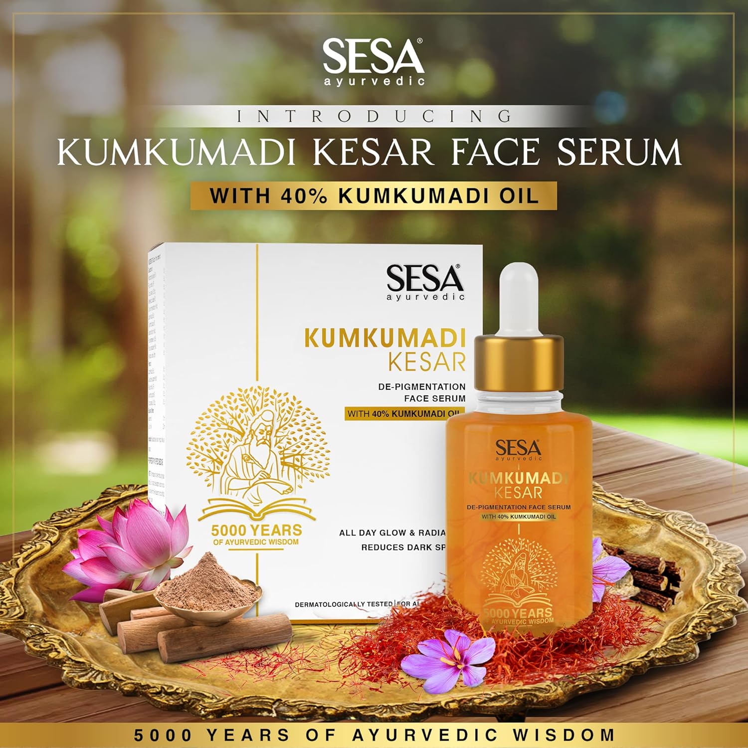 Sesa Ayurvedic Kumkumadi Face Serum - 30 ml