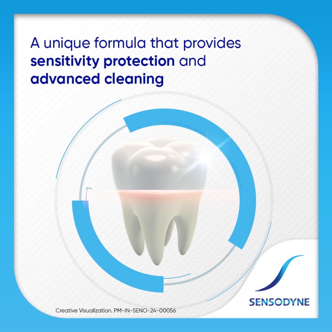 Sensodyne Toothpaste Deep Clean | Daily Sensitivity Protection Tooth Paste Pack of 1 - 70gm | Dentist Recommended