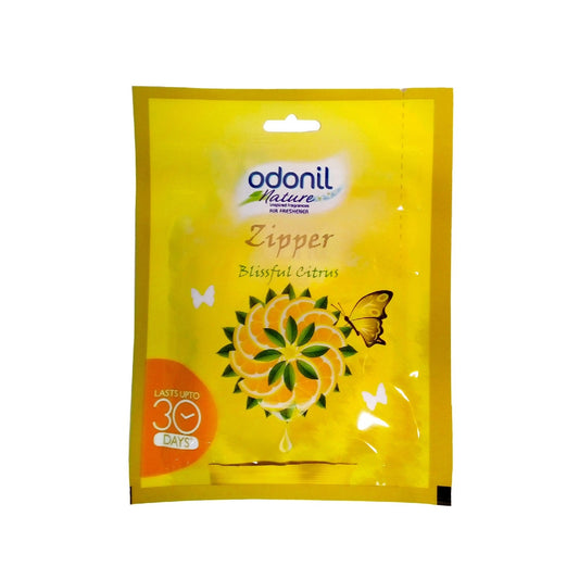 Odonil Nature Zipper Air Freshener - Blissful Citrus, 10g Pack