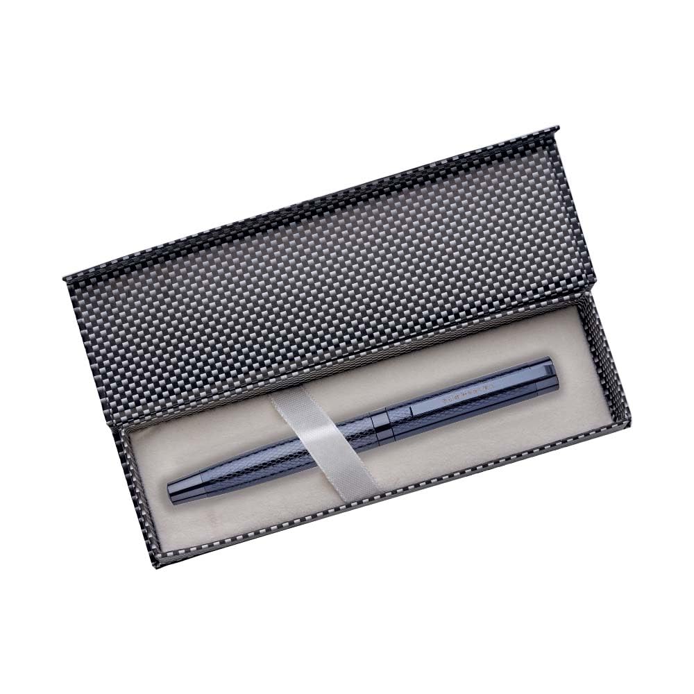 Submarine 1011 Blue Plate Textured Design Premium Roller Pen