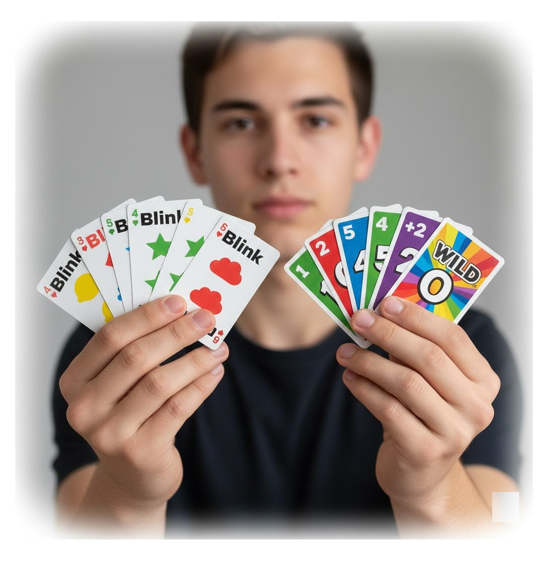 UNO Blink with UNO Wild Card Game Combo Play with Friend & Family