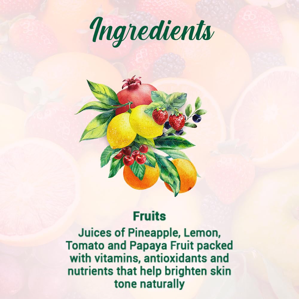 Biotique Fruit Brightening Depigmentation & Tan Removal Face Pack 100g Jar