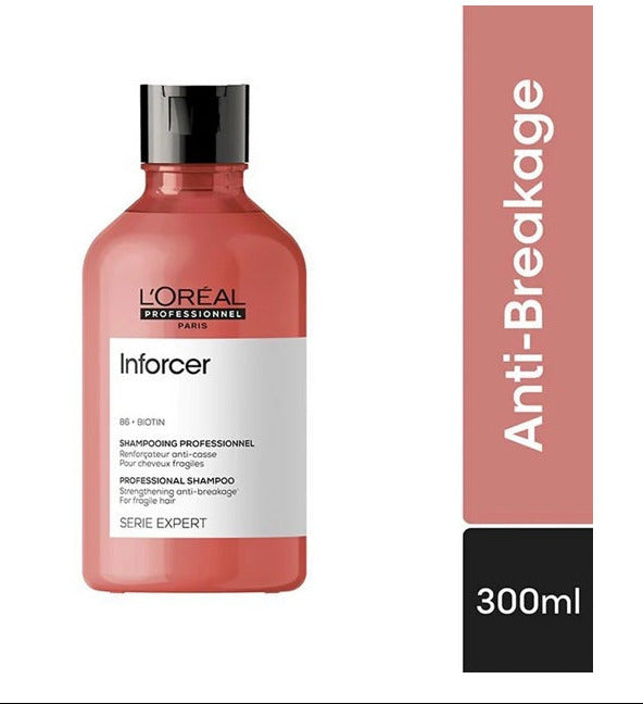 LOreal Professionnel Inforcer Shampoo For Reduced Hair Breakage With Biotin & Vitamin B6 300 ml